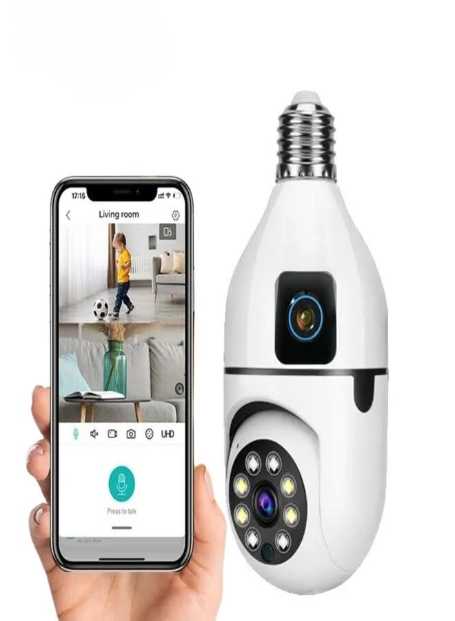 MAYUMI PTZ Control | Human Motion Detection|360° View|Two Way Talk | Remote View | 2in1 [PTZ + Bullet] Dual Lens/Screen 5+5MP Full HD WiFi Wireless Indoor Camera w/Color Night Vision - Image 1