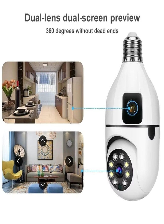 MAYUMI PTZ Control | Human Motion Detection|360° View|Two Way Talk | Remote View | 2in1 [PTZ + Bullet] Dual Lens/Screen 5+5MP Full HD WiFi Wireless Indoor Camera w/Color Night Vision - Image 2