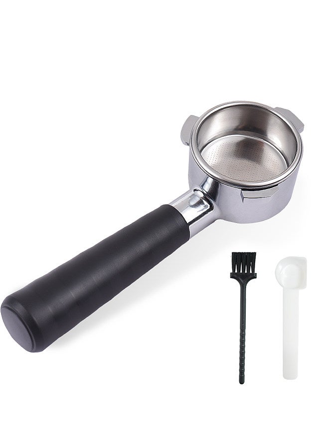 58mm Bottomless Naked Portafilter Filter Basket Included 3 Ears Stainless Steel Replacement Parts Basket Portafilter Handle - Image 1