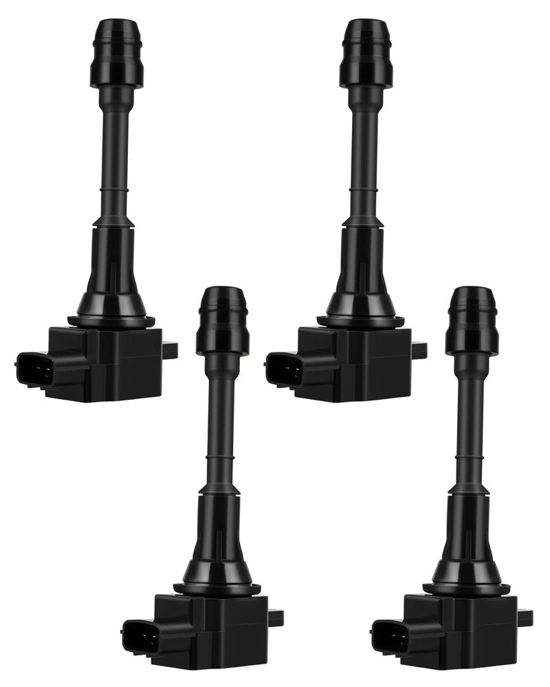 ECCPP Ignition Coil Pack of 4 for Nissan for Altima for Sentra X-Trail L4 2.5L 2002-2008 OE Numbers UF350 22448-8H315 22448-8H310 C1398 - Image 1