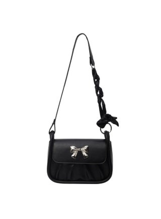 Niche Korean Fashion Pleated Chain Small Bag Women's Spring And Summer Bow Saddle Bag High-grade Texture Crossbody Bag - pzsku/Z9644B2525133FE5F15FAZ/45/1752936709/7b5aca0d-a0d9-496d-b743-fc5e763b12b6