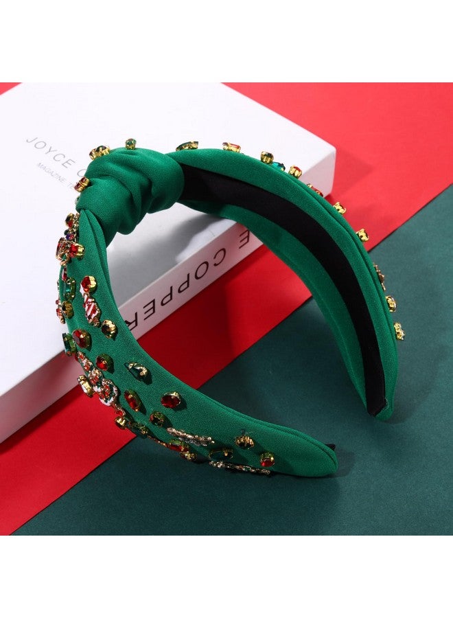 MOLOCH Christmas Headband For Women Christmas Tree Bow Snowflake Knotted Headband Jeweled Crystal Xmas Headband Christmas Decorations Gifts - Image 5