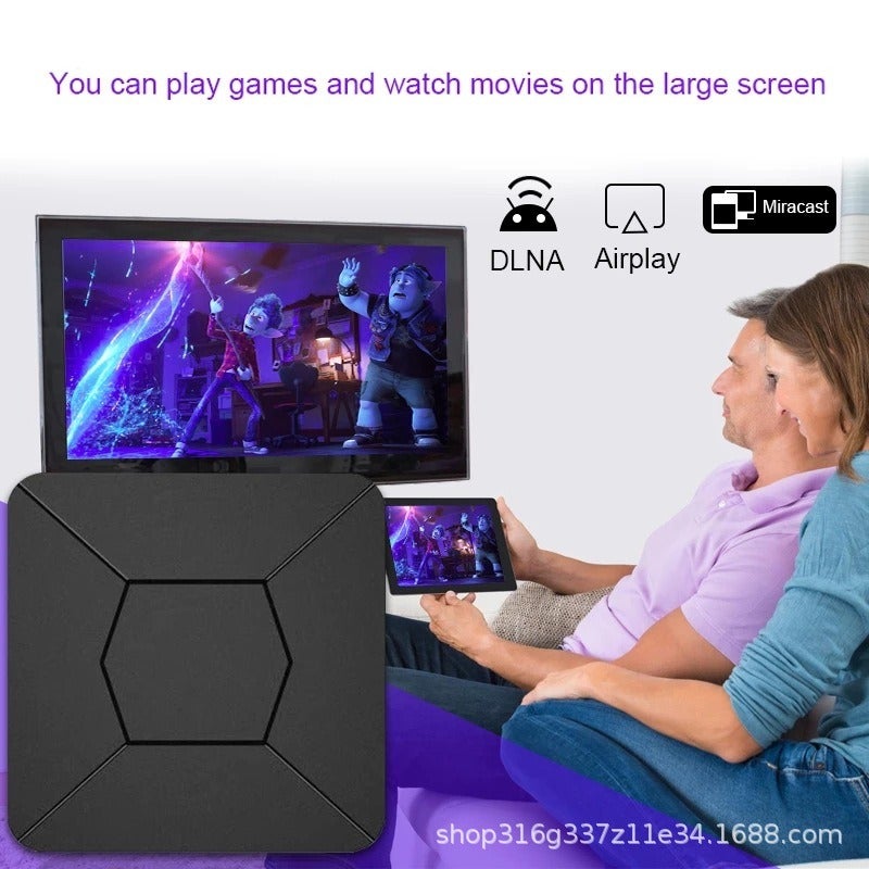جهاز فك التشفير Q5 IATV عالي الدقة 4K أندرويد تلفزيون الشبكة واي فاي مزدوج بلوتوث tv box - Image 4