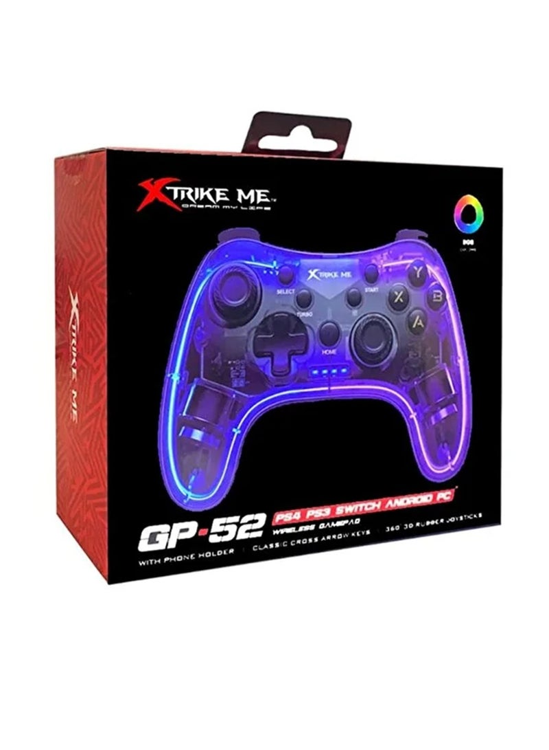 XTRIKE ME وحدة تحكم الألعاب اللاسلكية RGB GP-52 - Image 2