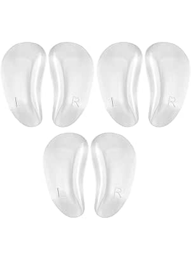 Thickened Gel Arch Support Pads 3 Pairs For Plantar Fasciitis Relief Flat Feet - Image 1