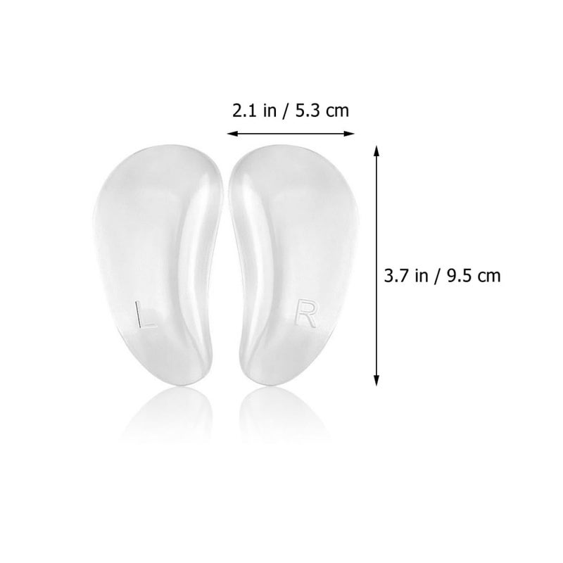 Thickened Gel Arch Support Pads 3 Pairs For Plantar Fasciitis Relief Flat Feet - Image 3