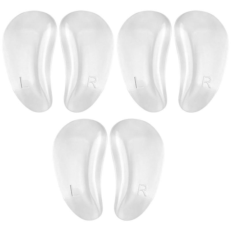 Thickened Gel Arch Support Pads 3 Pairs For Plantar Fasciitis Relief Flat Feet - Image 2
