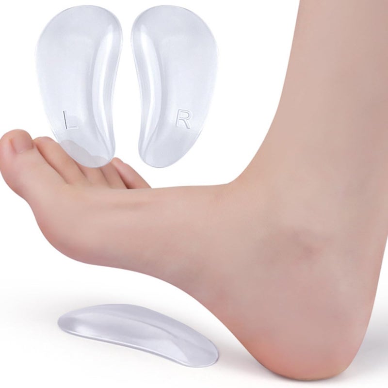 Thickened Gel Arch Support Pads 3 Pairs For Plantar Fasciitis Relief Flat Feet - Image 5