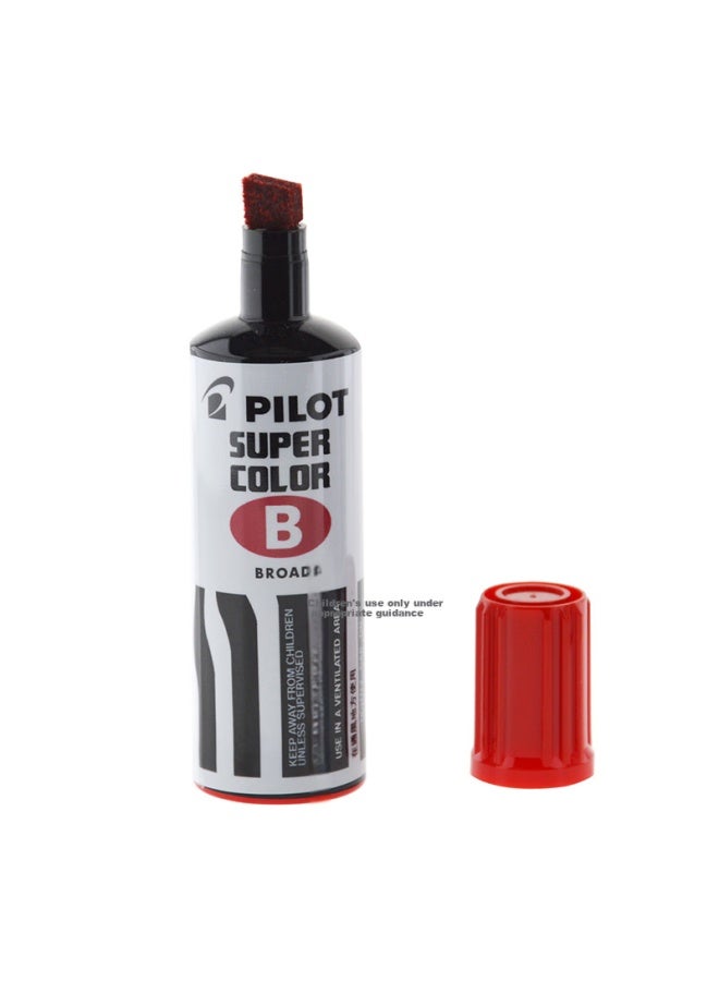 PILOT Oil-based Marker Pen, Chisel Tip, Large Capacity Logistics Marker Pen Sc-bm-r Red 12-pack - Image 5