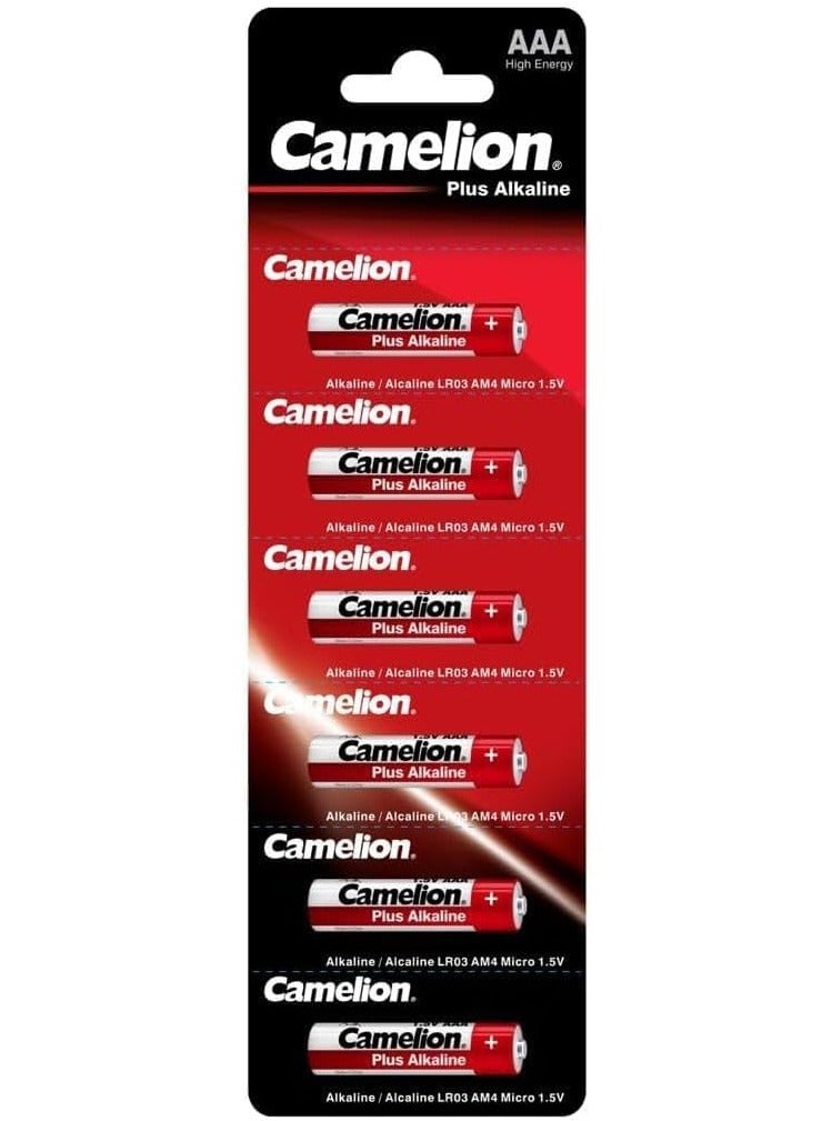Camelion Camelion AAA Plus Alkaline Battery (Pack of 6) 96 Packs - Image 2