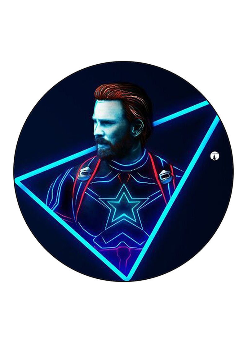 RKN Captain America Printed Mouse Pad  Multicolour