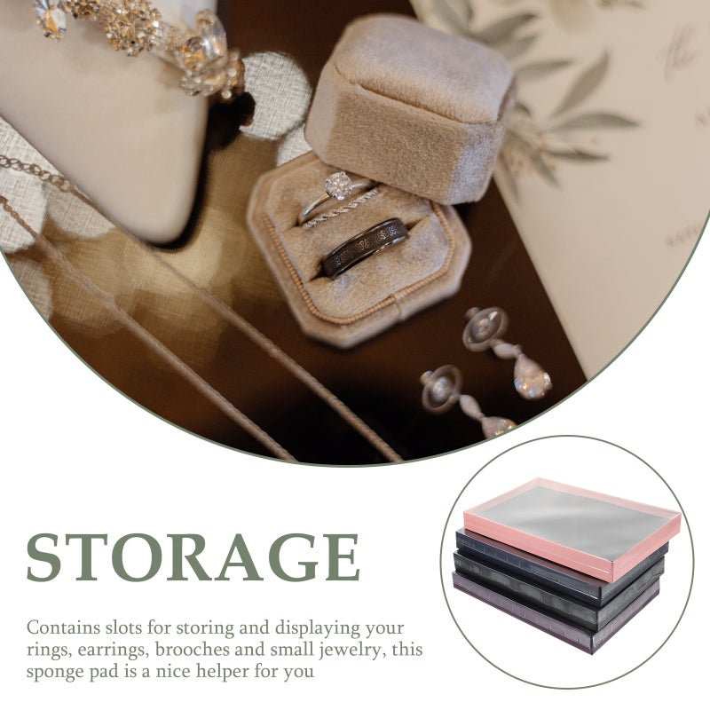 Jewellery Storage Tray with 100 Slots for Organizing and Displaying Rings at Home or Store - Image 5