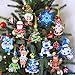 Winlyn 24 Sets Holiday Decorations DIY Christmas Tree Ornaments Winter Crafts Kits Foam Snowflake Penguin Snowman Foam Stickers for Kids Holiday Seasonal Gift Home Classroom Activities Party Favors - Image 4