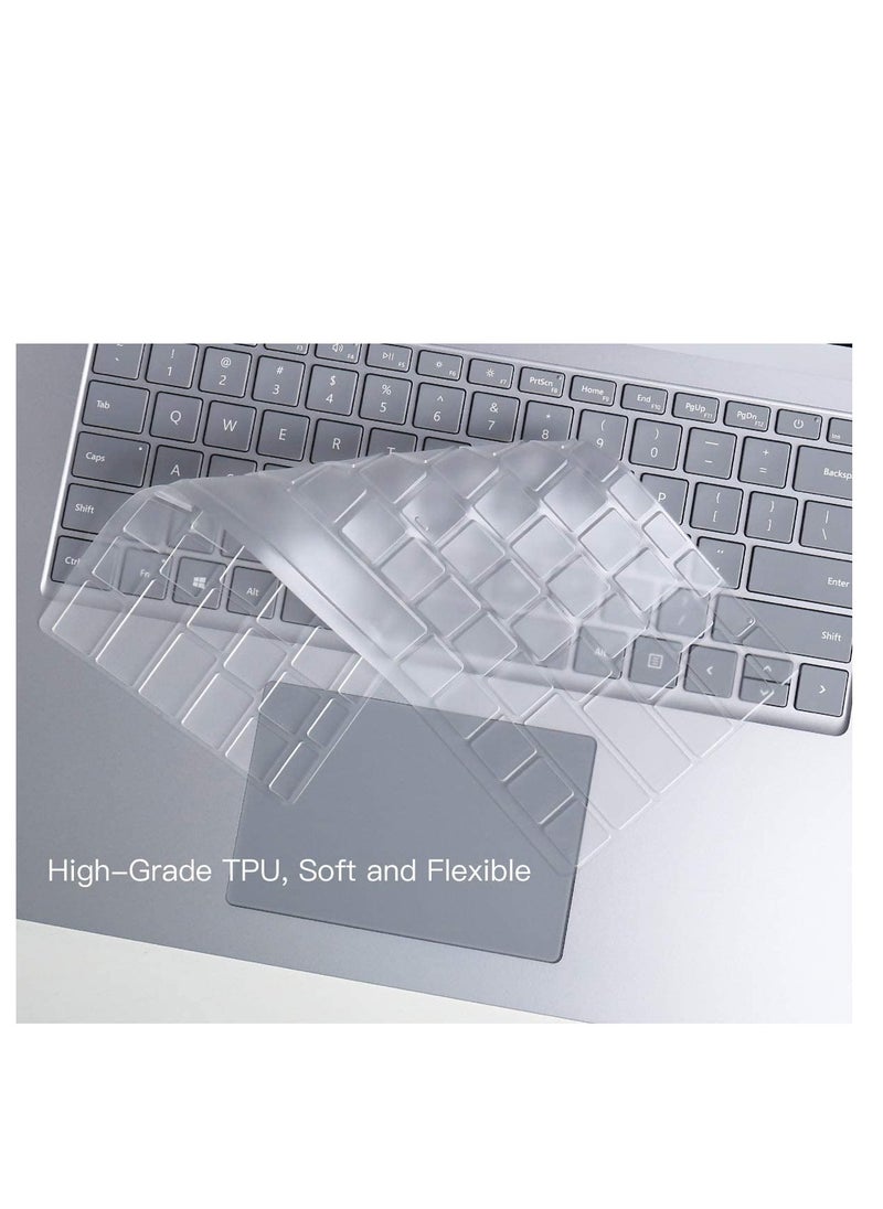 Keyboard Cover for Microsoft Surface Laptop 5 /4/ 3 13.5 & 15 Inch & Surface Laptop Studio, Surface Laptop Keyboard Accessories, Microsoft Surface Laptop Keyboard Skin Protector-Clear