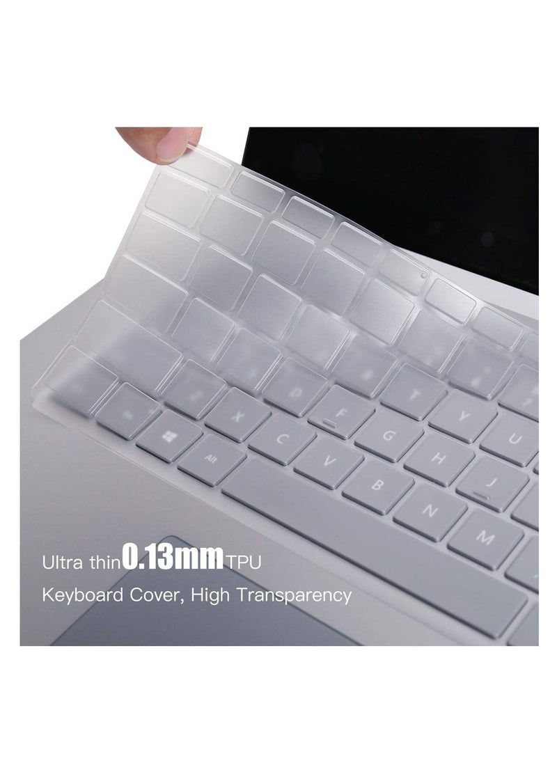 Generic - Keyboard Cover for Microsoft Surface Laptop 5 /4/ 3 13.5 & 15 Inch & Surface Laptop Studio, Surface Laptop Keyboard Accessories, Microsoft Surface Laptop Keyboard Skin Protector-Clear - Image 1