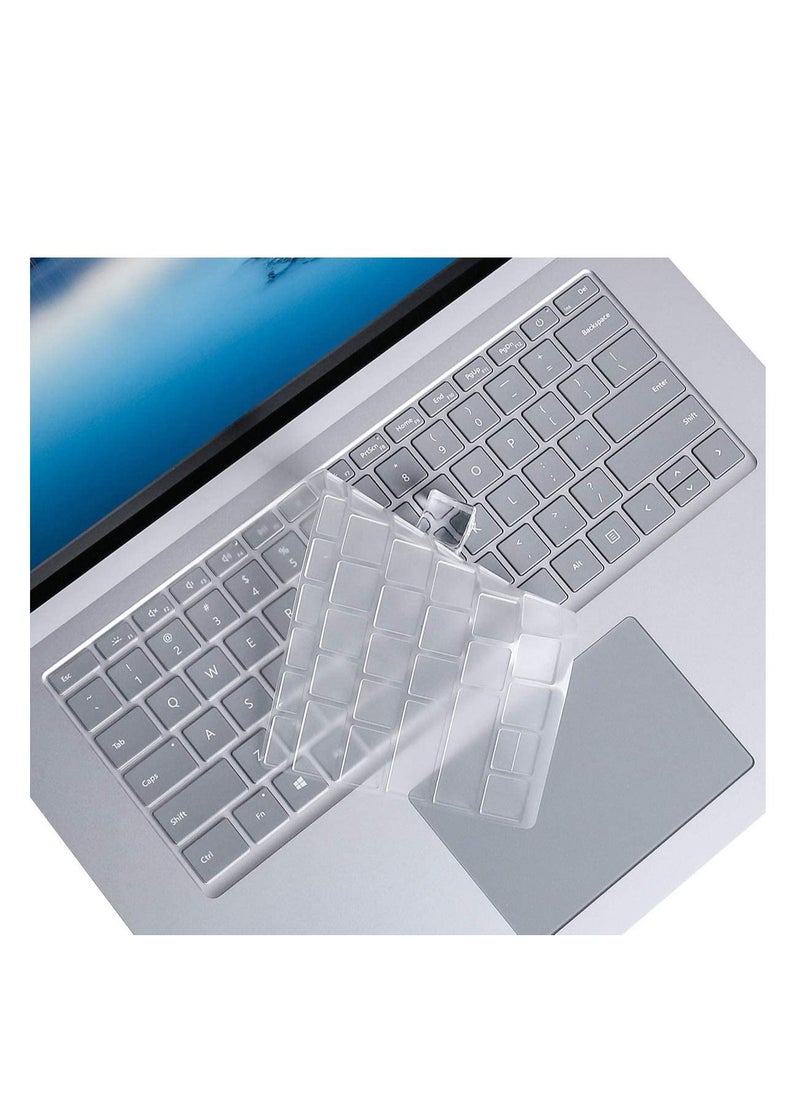 Generic - Keyboard Cover for Microsoft Surface Laptop 5 /4/ 3 13.5 & 15 Inch & Surface Laptop Studio, Surface Laptop Keyboard Accessories, Microsoft Surface Laptop Keyboard Skin Protector-Clear - Image 1