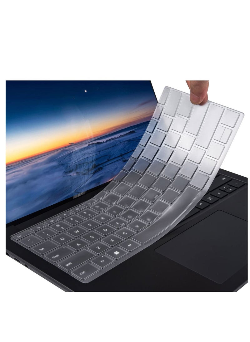 Generic - Keyboard Cover for Microsoft Surface Laptop 5 /4/ 3 13.5 & 15 Inch & Surface Laptop Studio, Surface Laptop Keyboard Accessories, Microsoft Surface Laptop Keyboard Skin Protector-Clear - Image 1