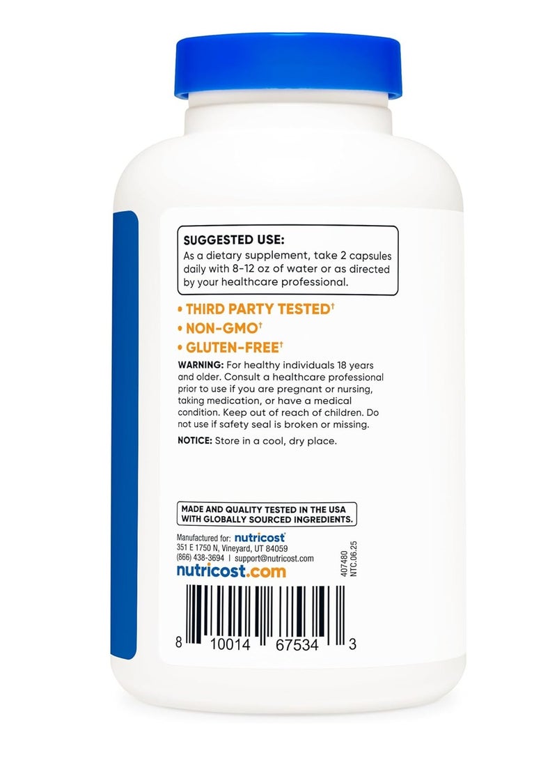 Nutricost Alpha Lipoic Acid Capsules 600mg 240 Caps - Image 4