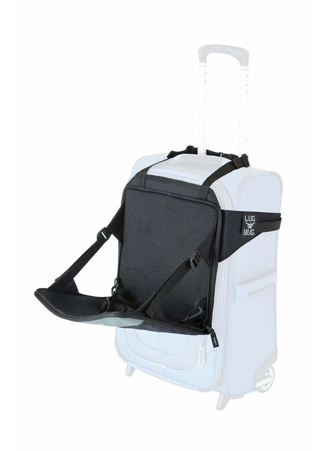 Lugabug Travel Seat, Ride-On Suitcase for Kids, Child Carrier for Carry-On Luggage - Family Airport Travel Made Easy (Black/Grey) - Image 1