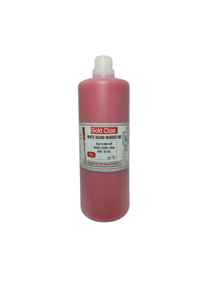 Gold Class White Board Marker Ink, White Board Marker Bottled Ink (1000 ml) (Red) - Image 4