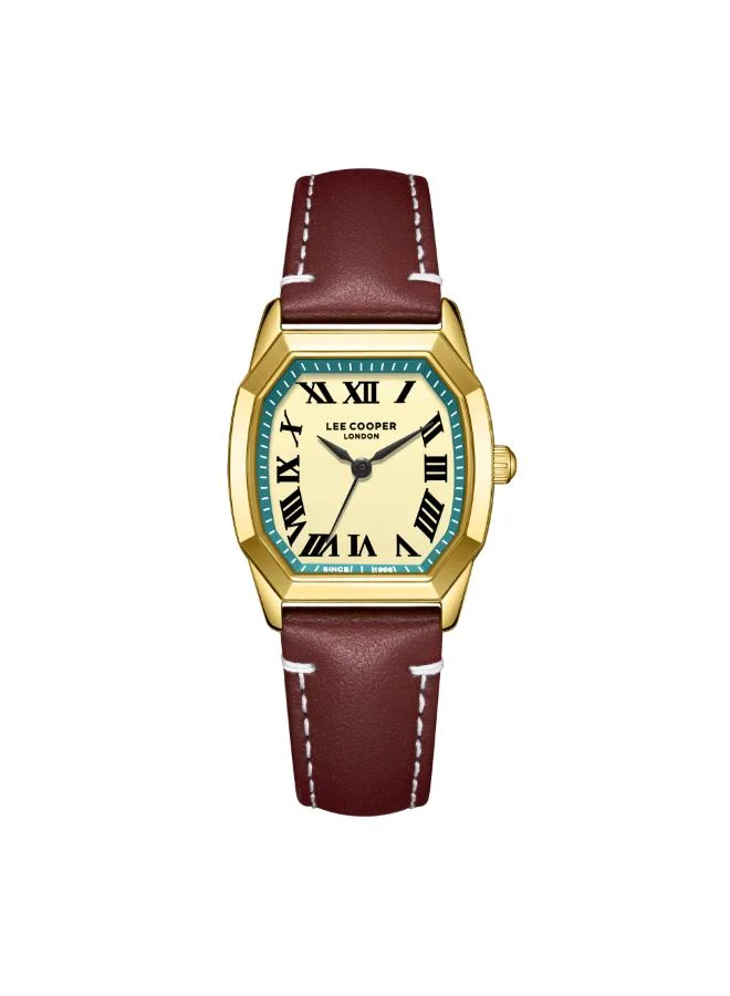 لي كوبر ساعة يد نسائية جلد بعقارب . -  مم