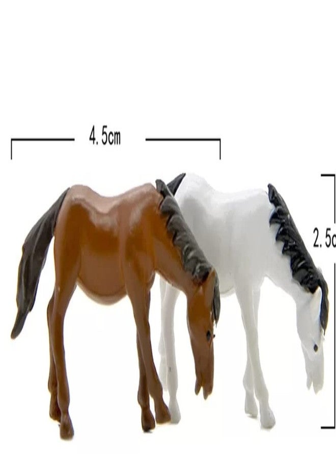 Bloom Bagicha Horse Set of 4 Pcs Miniatures for Garden Decor, Home/Landscape Decoration, Tray Gardening/Terrariums - Image 2