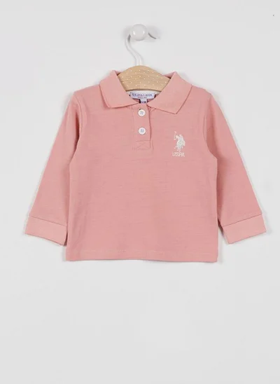 U.S. Polo Assn. U.S. Polo Assn. Baby Girls Pink Tshirt