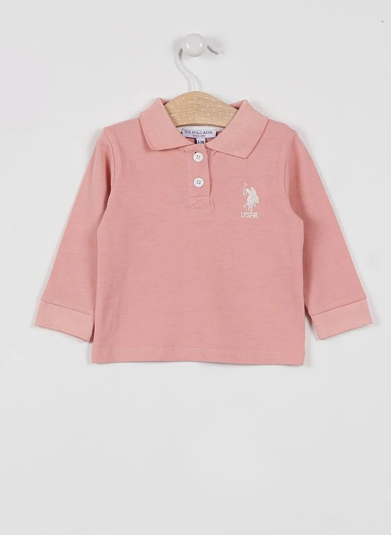 U.S. Polo Assn. U.S. Polo Assn. Baby Girls Pink Tshirt