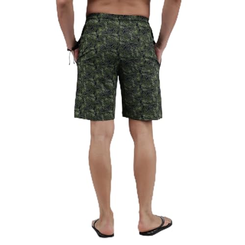 Amul Comfy Men's Bermuda Shorts | Adjustable Drawstring for Better Waist Fit | Comfortable Casual Shorts | Breathable Summer Wear | Pack of 1 | Color May Vary - Image 1