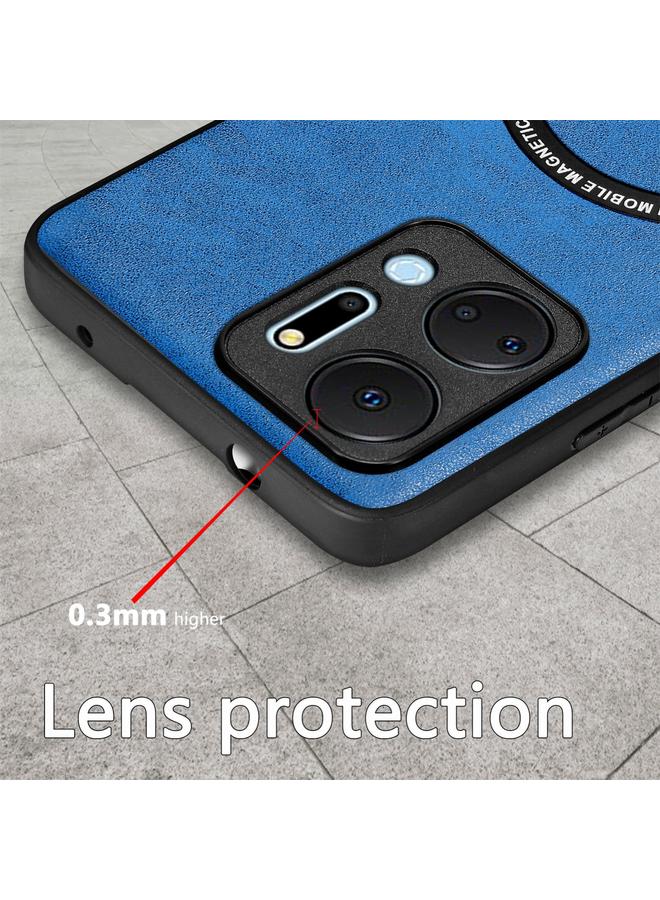 اس-توب جراب هاتف Honor X7A مصنوع من الجلد بلون سادة - Image 4