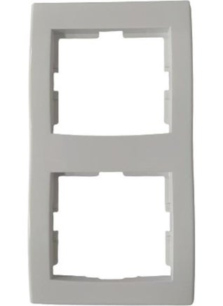 Gürbüz Alia White Double Vertical Frame 