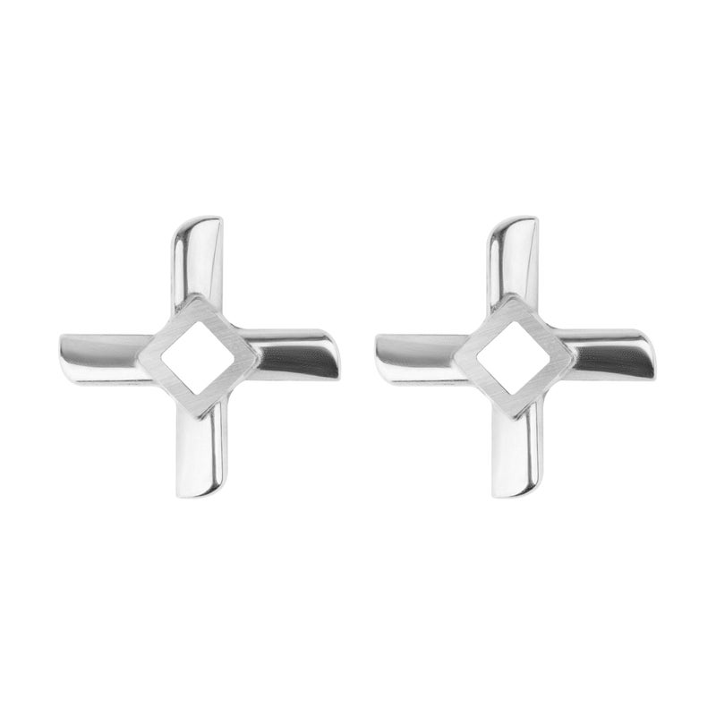 OFXDD Replacement Meat Grinder Blade 2 Pcs Size 8 Universal Stainless Steel Blades for Meat Grinders Grinding Accessories Parts