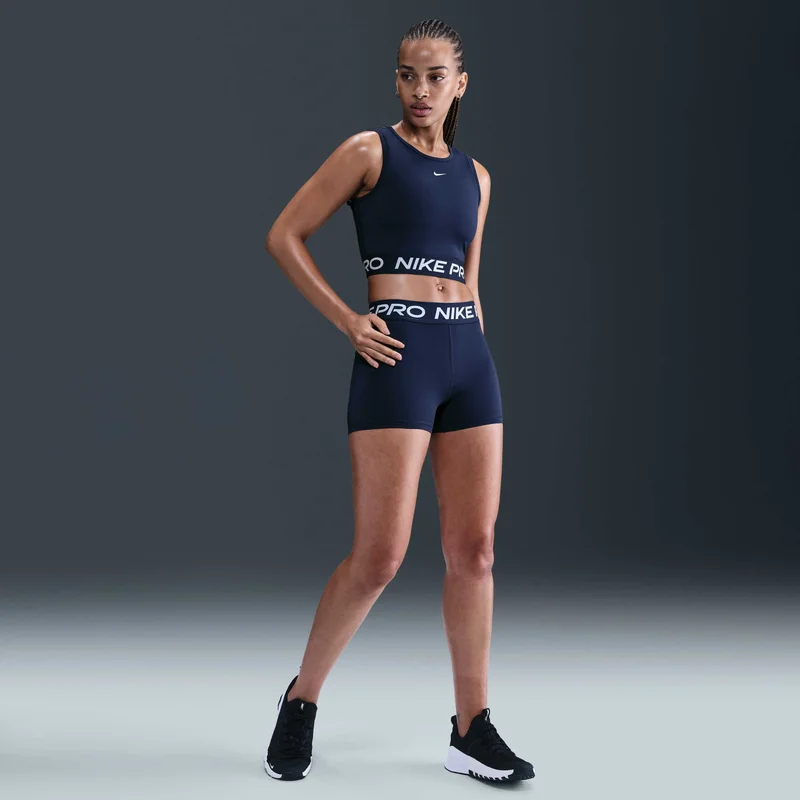 Nike Blue Women's Pro Dri-FIT Crop Top for Women | Best Price UAE