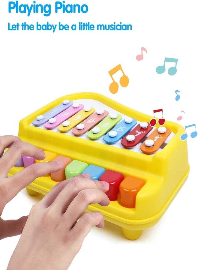 Fratelli 2 in 1 Piano Xylophone for Kids, Educational Musical Instruments Toyset for Babies, Toddlers Preschoolers, 8 Key Scales in Clear and Crisp Tones (Assorted Color) - Image 5