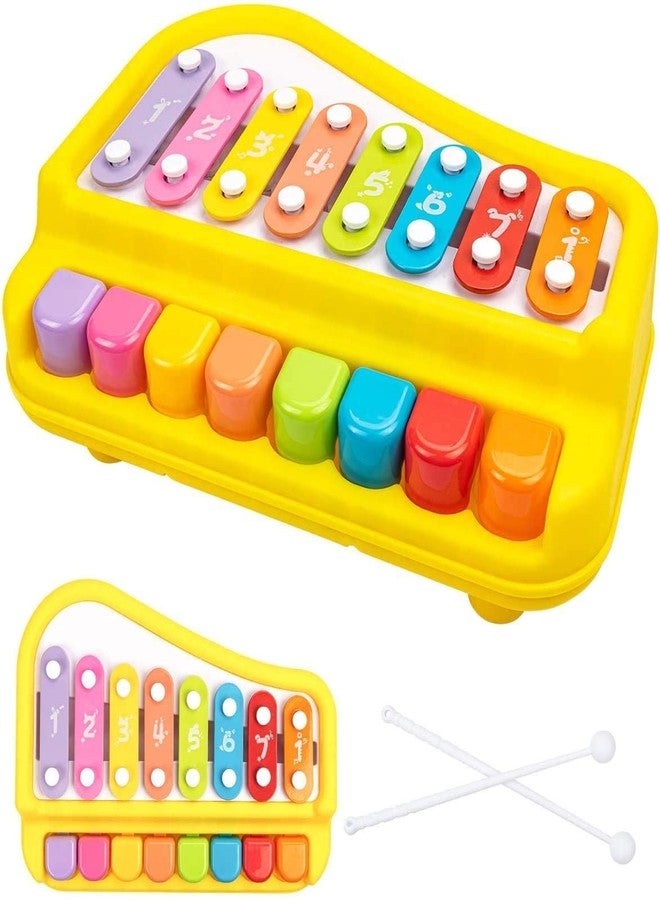 Fratelli 2 in 1 Piano Xylophone for Kids, Educational Musical Instruments Toyset for Babies, Toddlers Preschoolers, 8 Key Scales in Clear and Crisp Tones (Assorted Color) - Image 4