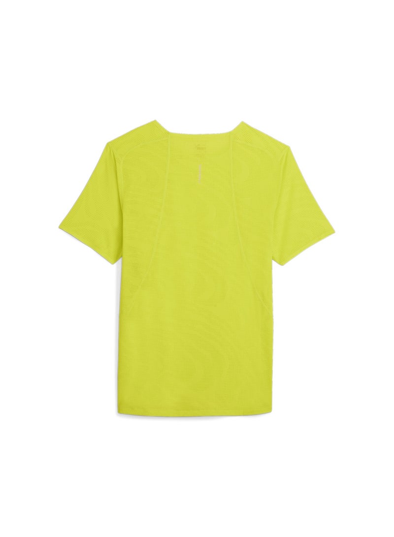 PUMA Run ULTRASPUN Mens Green Running T-shirt - Image 3