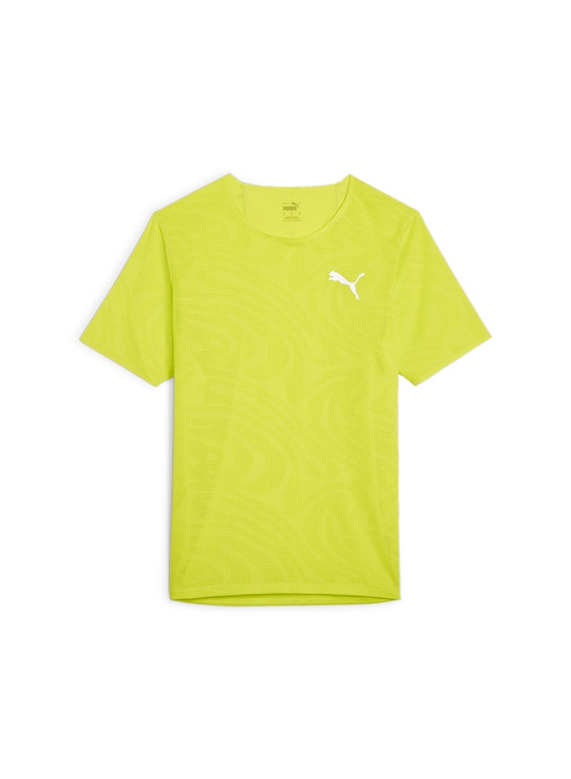 PUMA Run ULTRASPUN Mens Green Running T-shirt - Image 1