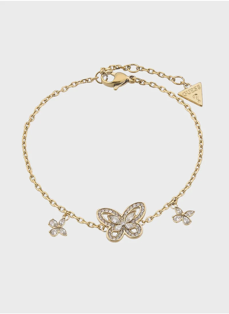 GUESS Lily Butterfly Single Bracelet