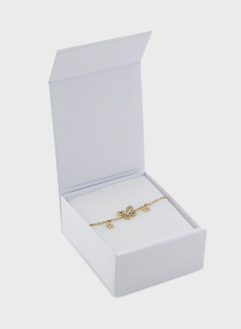 GUESS Lily Butterfly Single Bracelet