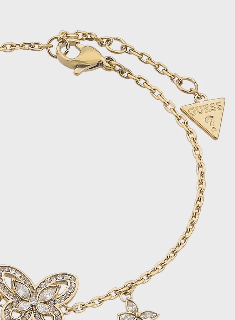 GUESS Lily Butterfly Single Bracelet