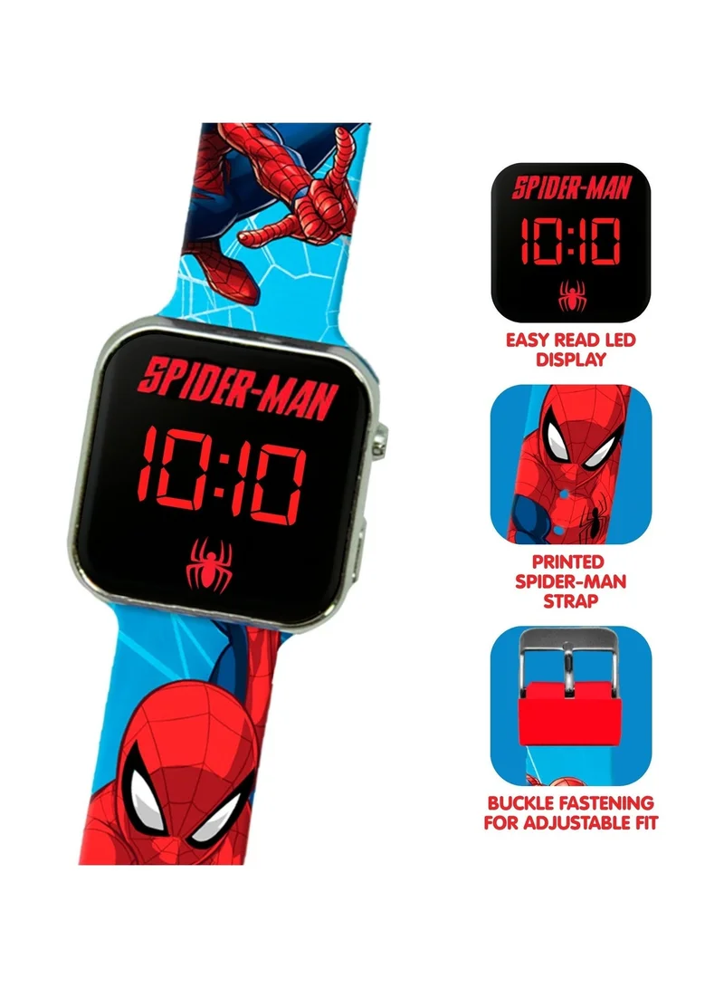 Disney  Spiderman Classic Design LED Boys Watch - SPD4987 for Men | Best Price UAE
