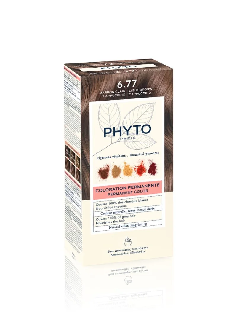 Phyto Phytocolor 6.77 light brown cappucino