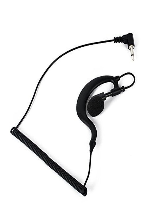 HYS TC-617 G Shape Soft Ear Hook Earpiece Headset - 3.5mm Plug Listen Only Ham Radio Earpiece/Headset for Motorola Icom Transceivers - Image 2