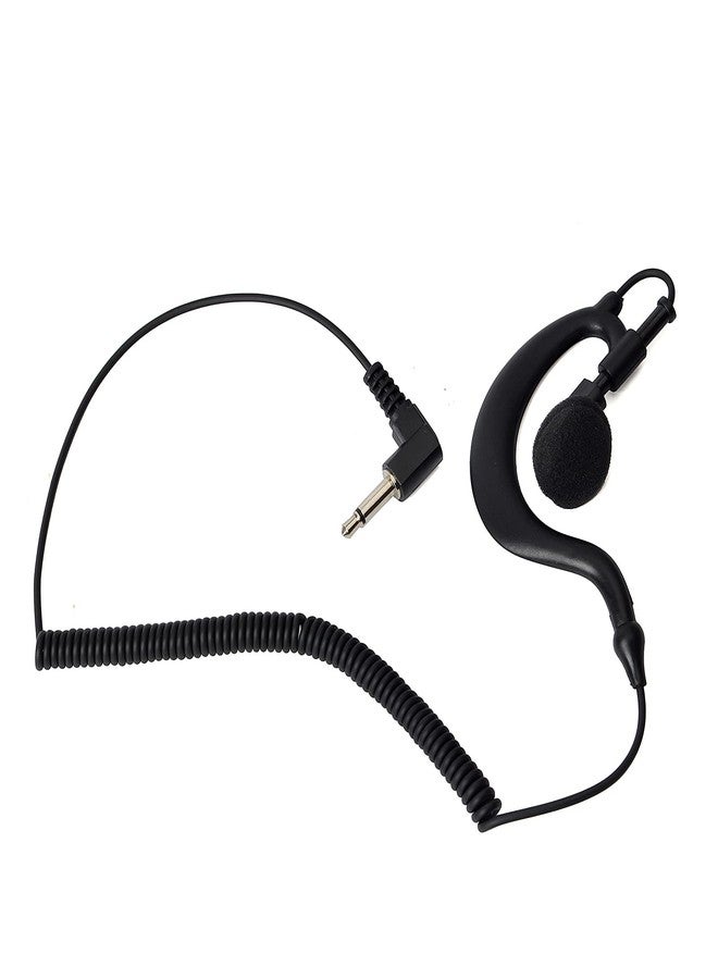 HYS TC-617 G Shape Soft Ear Hook Earpiece Headset - 3.5mm Plug Listen Only Ham Radio Earpiece/Headset for Motorola Icom Transceivers - Image 1
