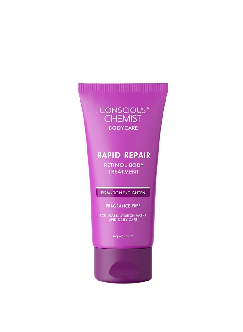 Conscious Chemist Retinol Body Cream Uneven Skin Tone Scars 100g - Image 1