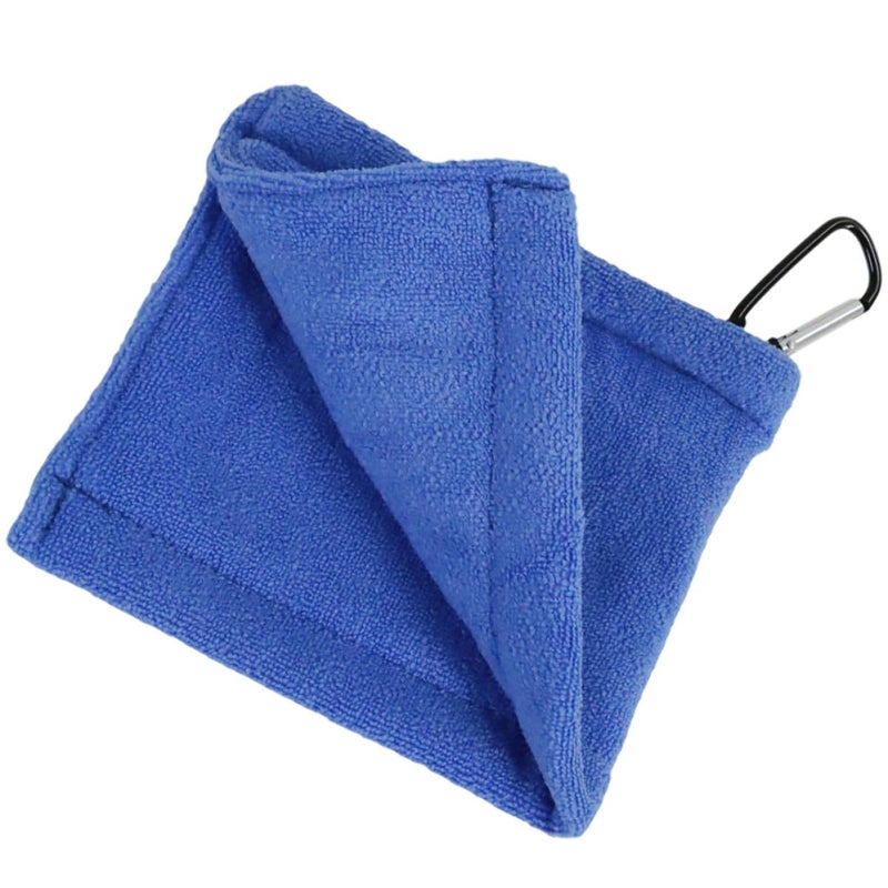 Microfiber Towel Absorbent Soft Blue For Golf Ball And Club Cleaning Outdoor Supplies - Image 2