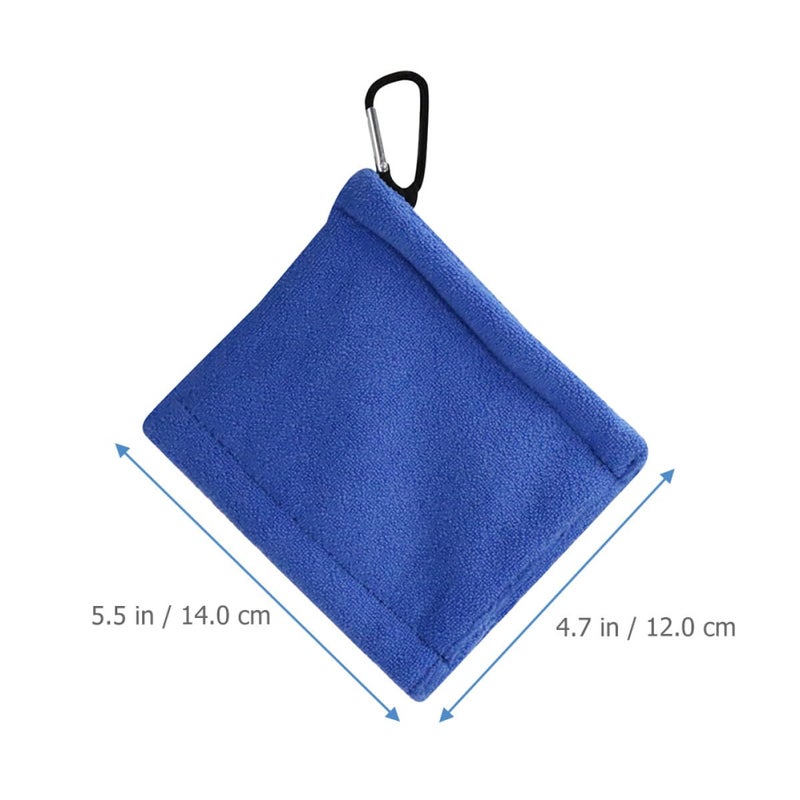 Microfiber Towel Absorbent Soft Blue For Golf Ball And Club Cleaning Outdoor Supplies - Image 3