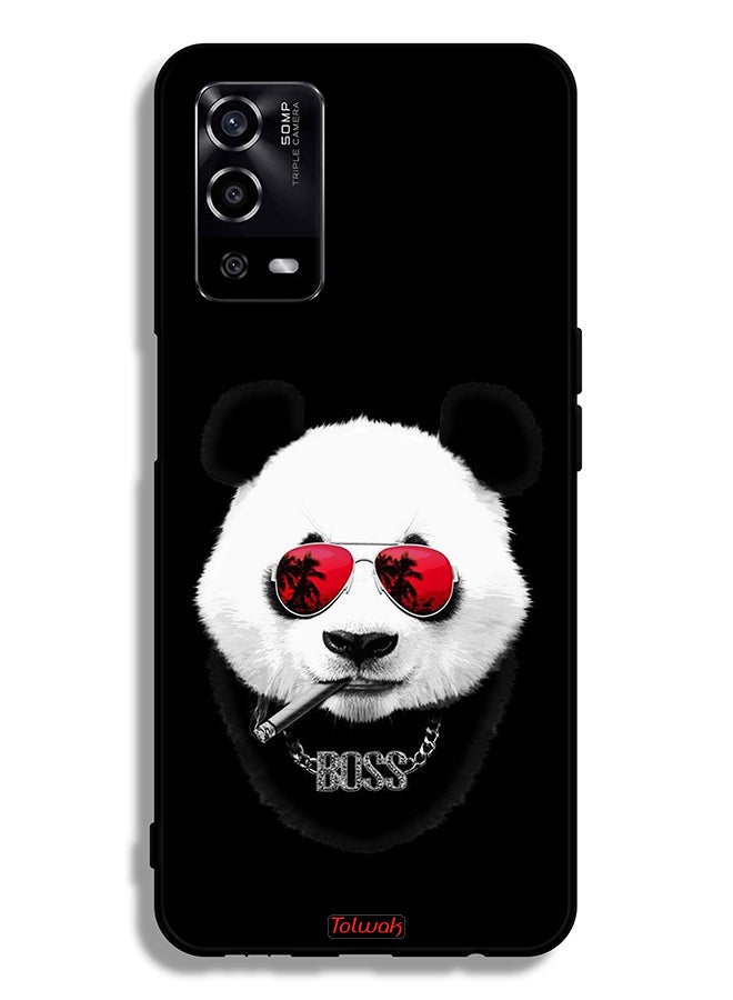 Tolwak Oppo A55 4G Protective Case Cover Boss Panda - Image 2
