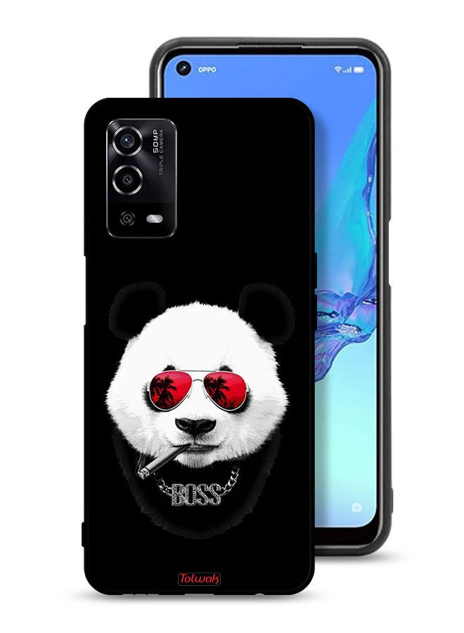 Tolwak Oppo A55 4G Protective Case Cover Boss Panda - Image 1
