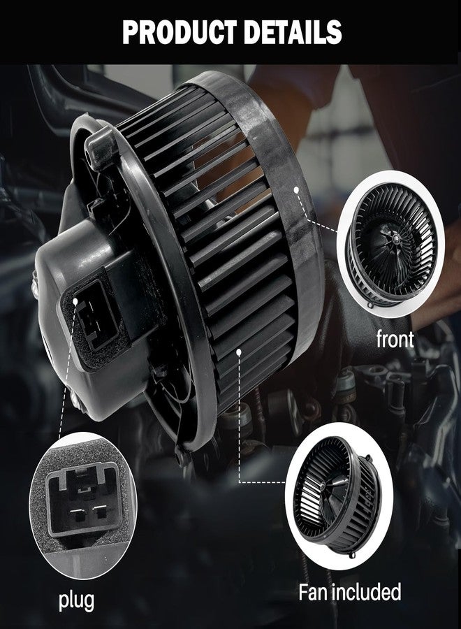 Aspligo 700211 AC Heater Blower Motor Fan Fit for Chevy Captiva Sport 2012-2015 ，Equinox 2006-2017,for Gmc Terrain 2010-2017,for Pontiac Torrent 2006-2009, for Saturn vue 2008-2010 - Image 3